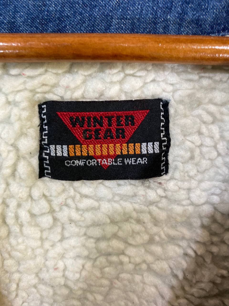 Winter Gear Denim Vest Fleece lining