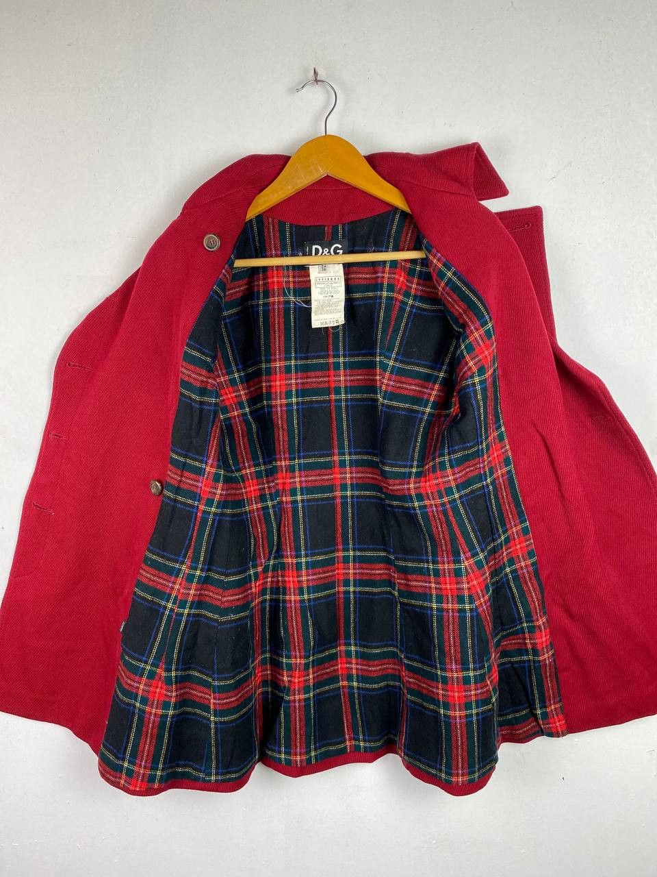 Dolce & Gabbana vintage dolce & gabbana wool jacket flannel lining Size S / US 4 / IT 40 - 6 Thumbnail