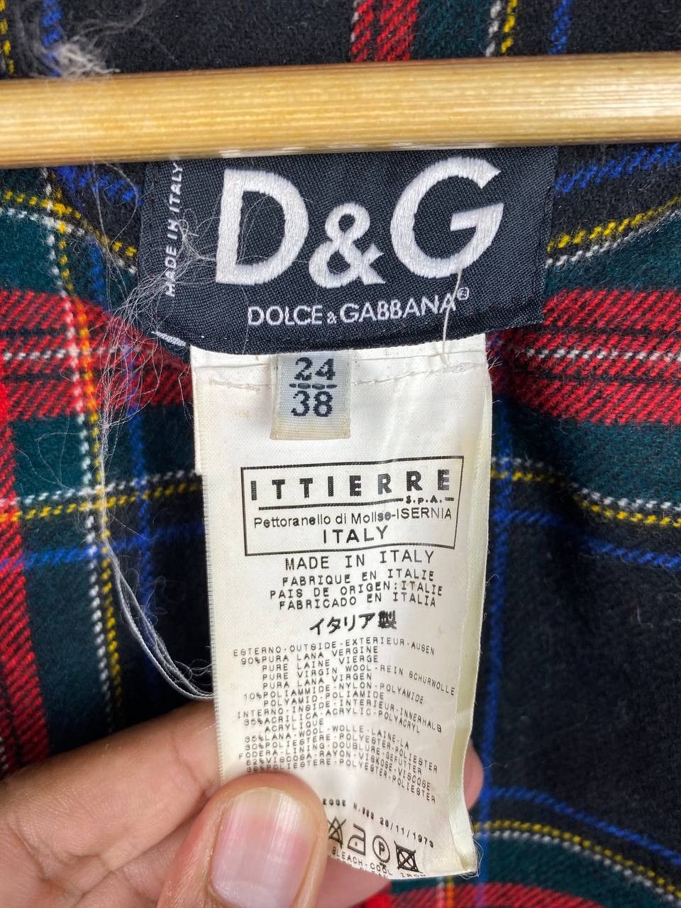 Dolce & Gabbana vintage dolce & gabbana wool jacket flannel lining Size S / US 4 / IT 40 - 7 Thumbnail