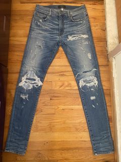 Amiri super hot sale repair jeans