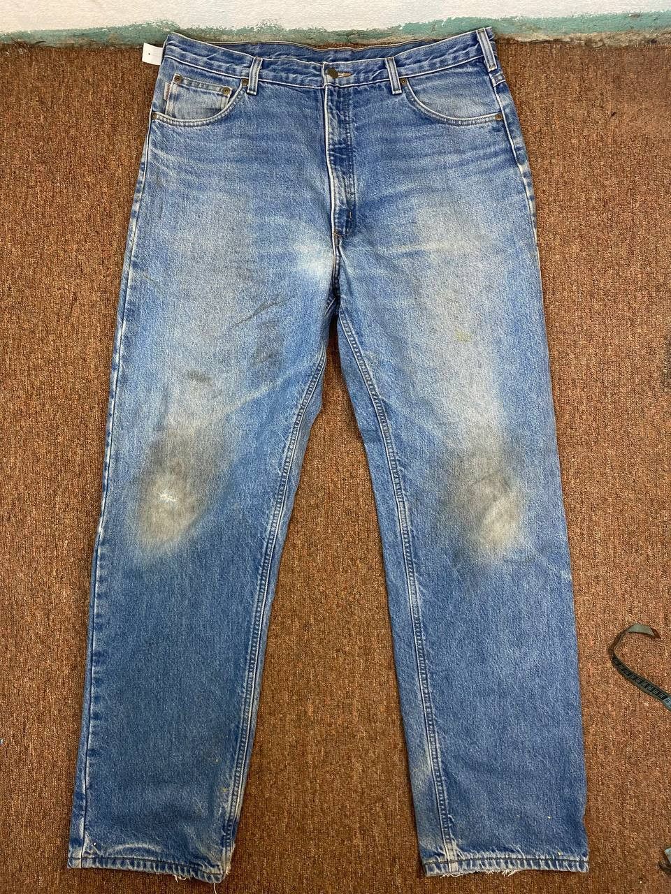 Carhartt vintage carhartt relaxed fit denim flannel lining Size US 39 - 6 Thumbnail