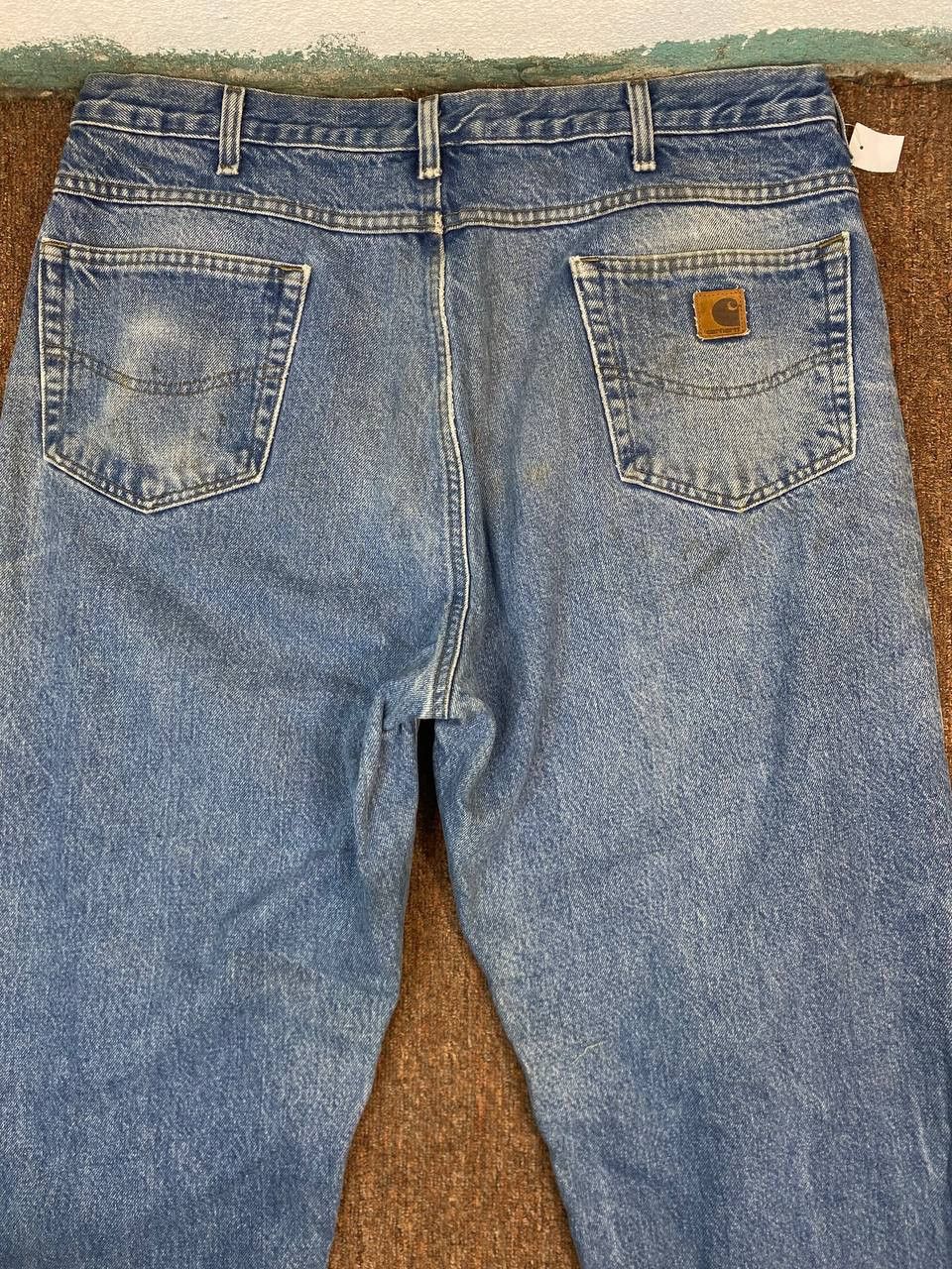 Carhartt vintage carhartt relaxed fit denim flannel lining Size US 39 - 3 Thumbnail