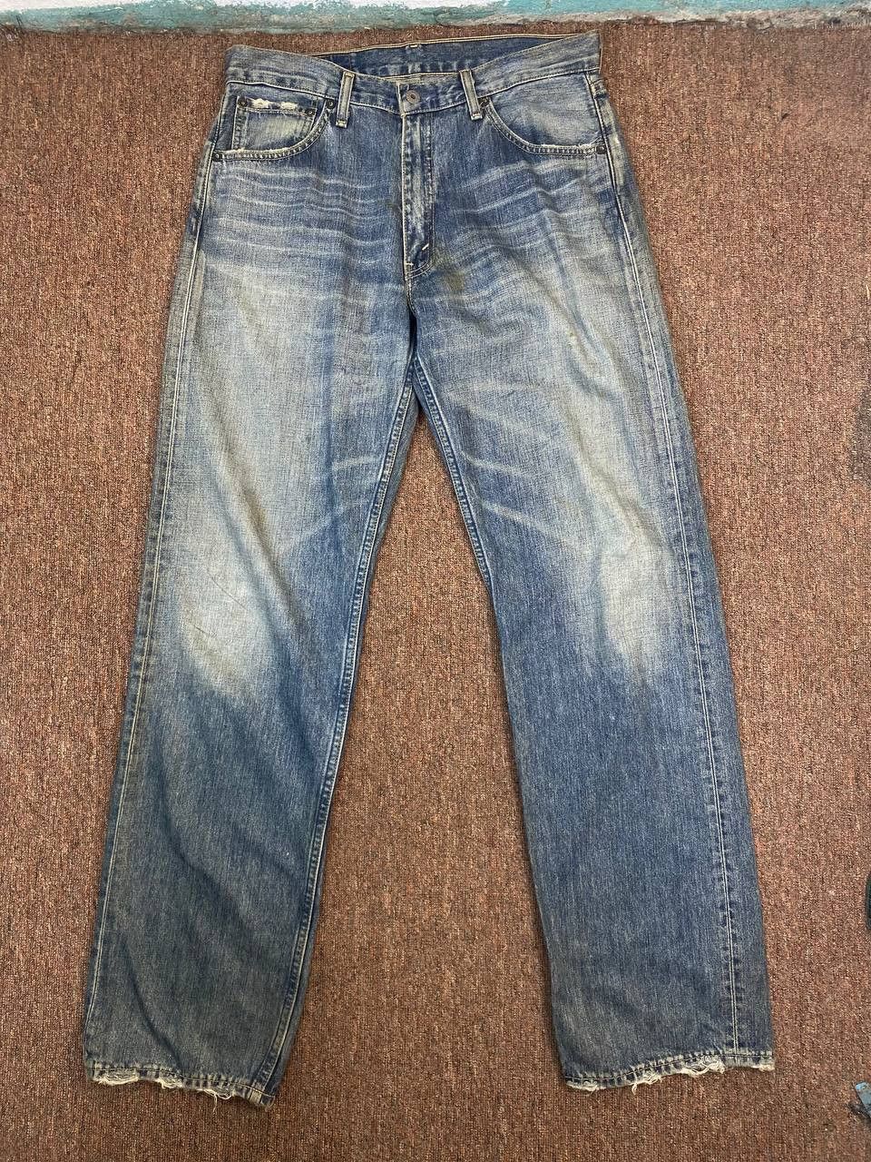 Levi's vintage levis 503 nice faded and distressed design Size US 34 / EU 50 - 9 Thumbnail