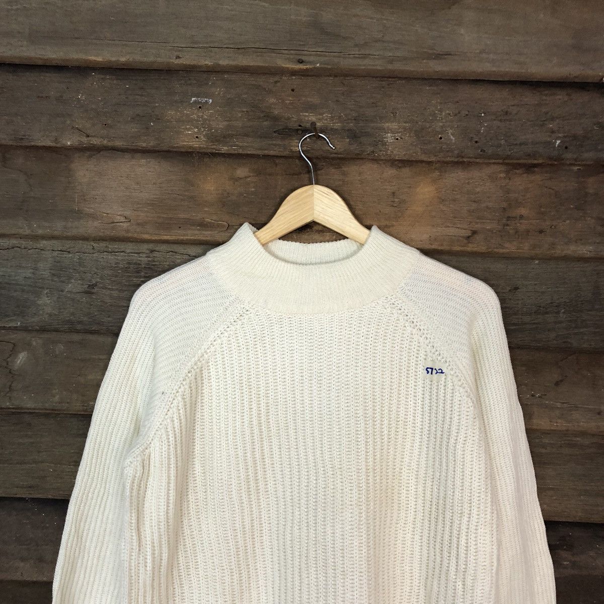 Homespun Knitwear × Japanese Brand Earth Music & Ecology Off White Knitwear #5722 Size US L / EU 52-54 / 3 - 2 Thumbnail