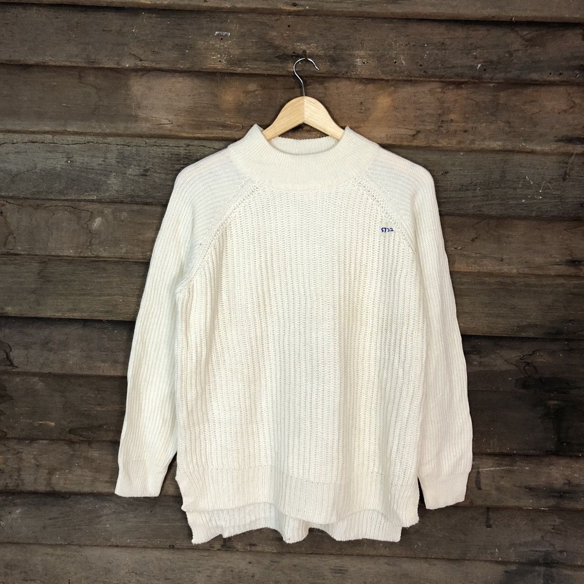 Homespun Knitwear × Japanese Brand Earth Music & Ecology Off White Knitwear #5722 Size US L / EU 52-54 / 3 - 3 Thumbnail