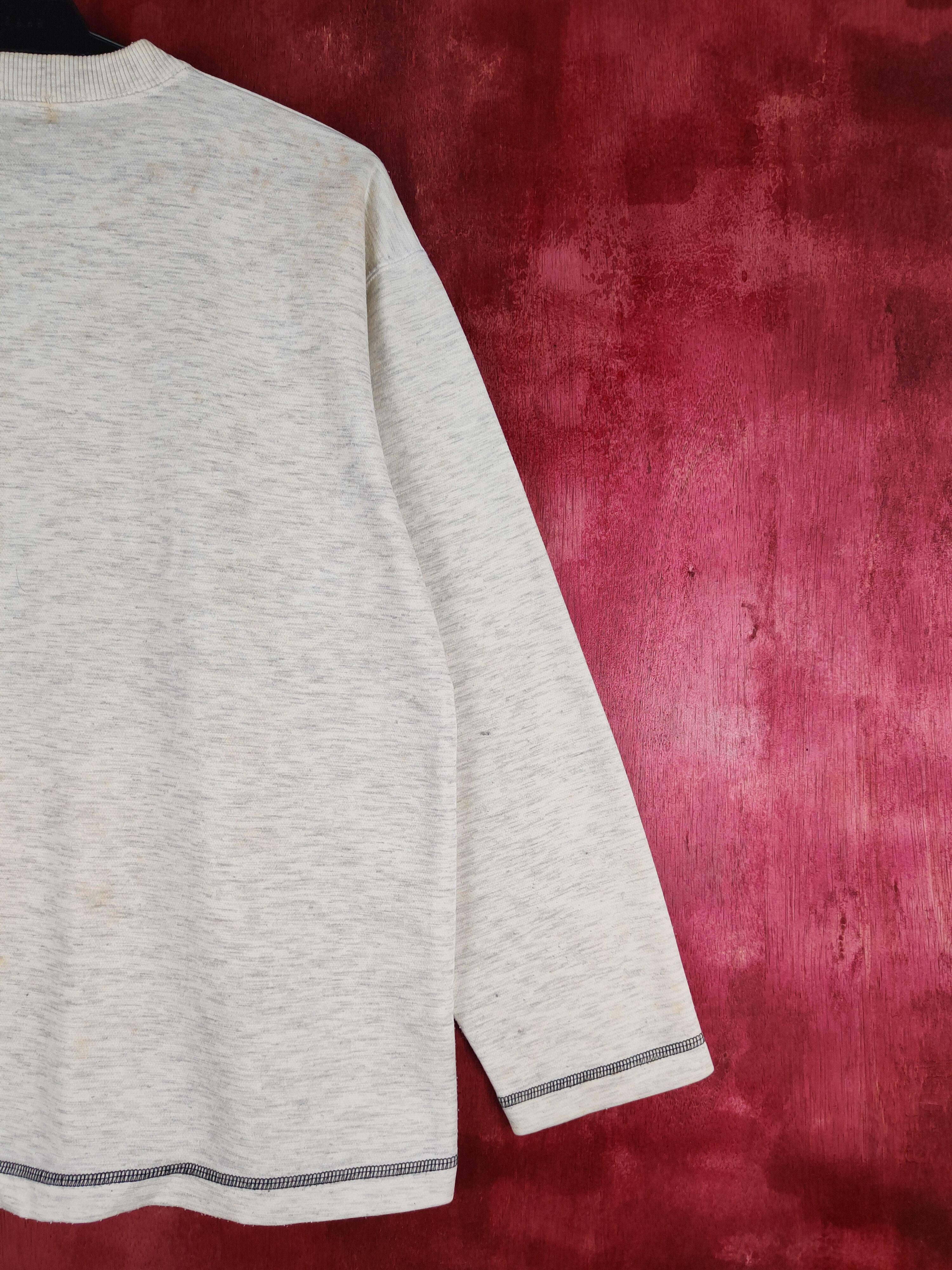 Japanese Brand × Vintage Hop Guy White/Gray Spirit of American Sweatshirt #260B Size US M / EU 48-50 / 2 - 10 Thumbnail
