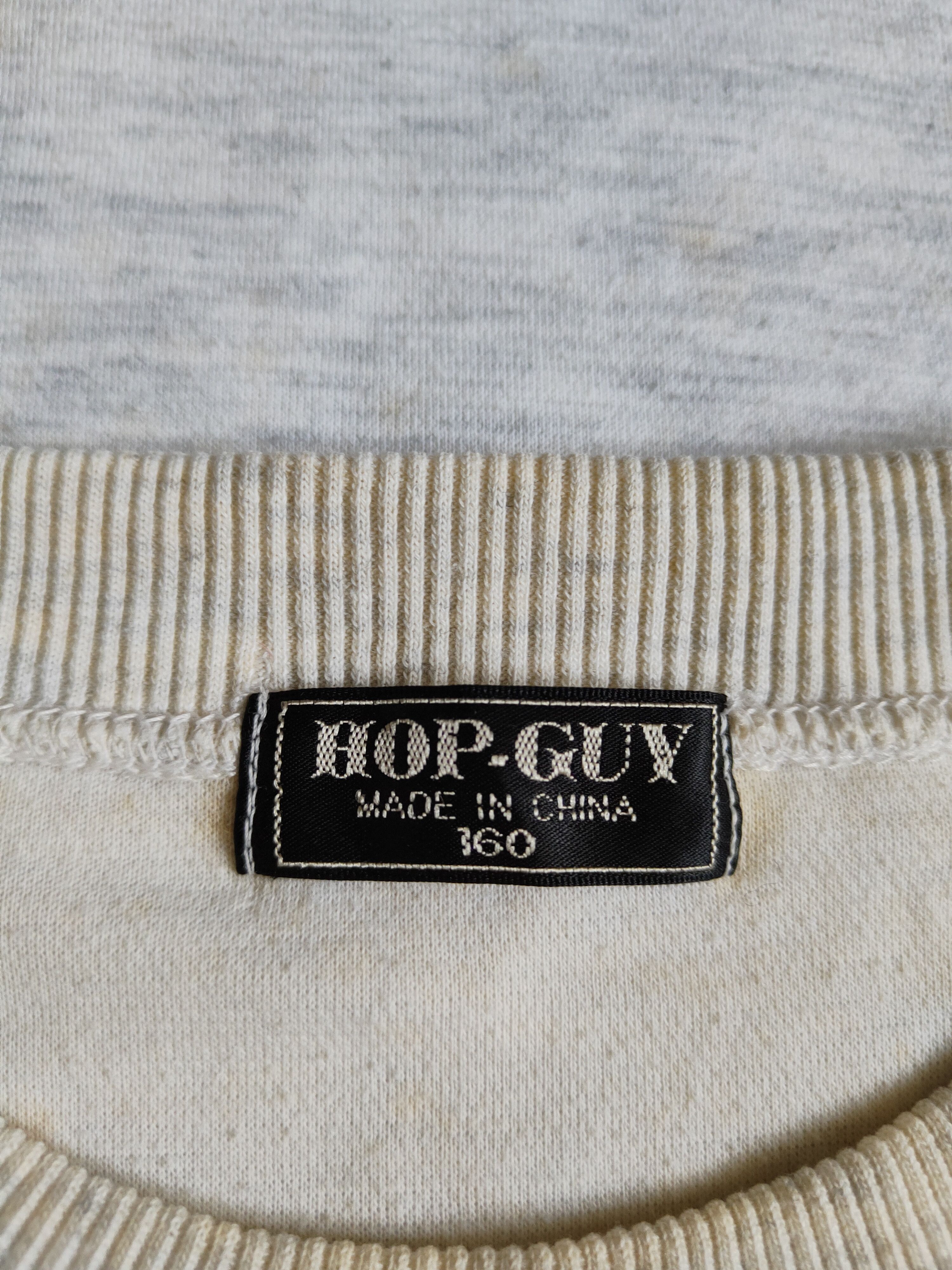 Japanese Brand × Vintage Hop Guy White/Gray Spirit of American Sweatshirt #260B Size US M / EU 48-50 / 2 - 12 Thumbnail