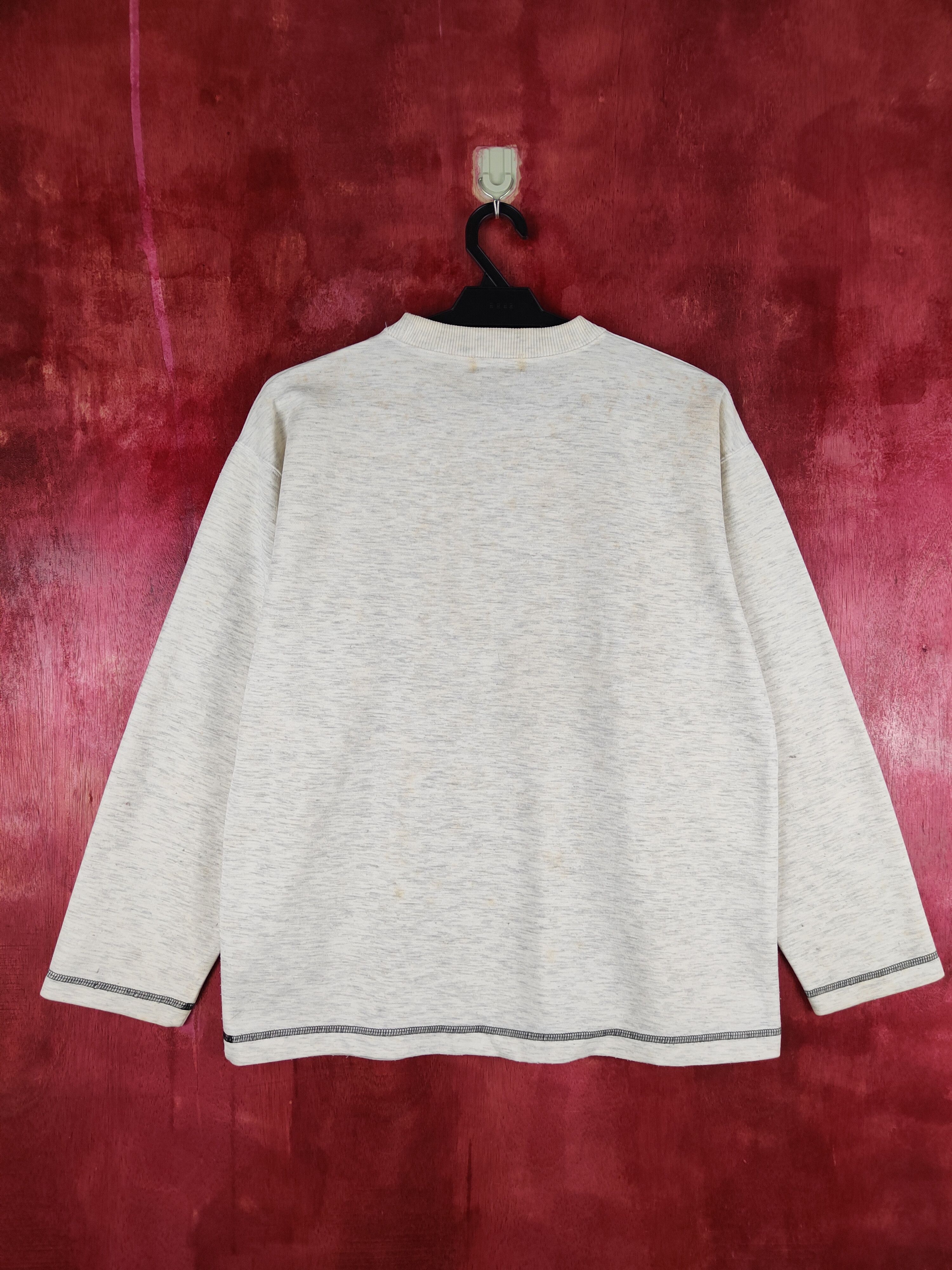 Japanese Brand × Vintage Hop Guy White/Gray Spirit of American Sweatshirt #260B Size US M / EU 48-50 / 2 - 8 Thumbnail