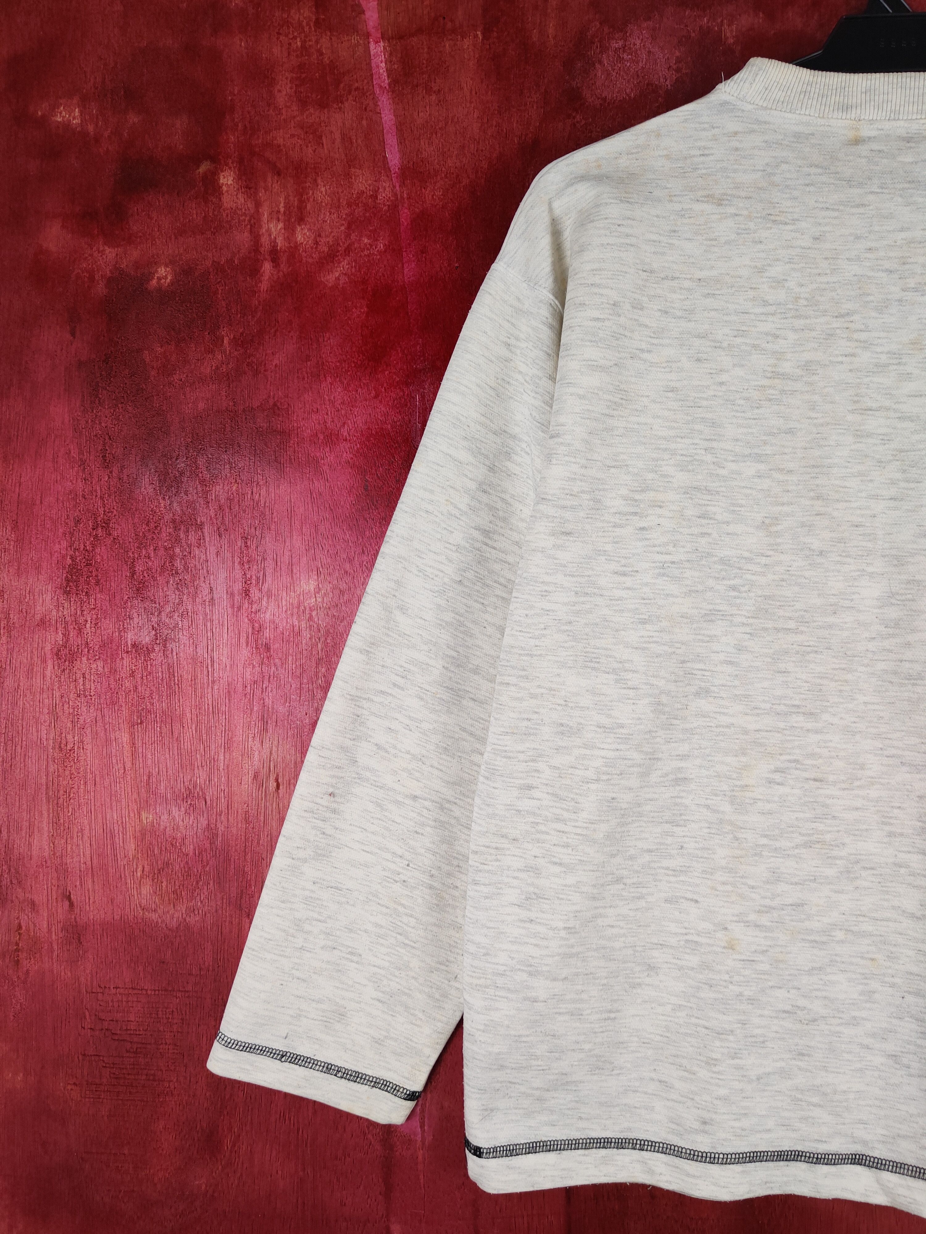 Japanese Brand × Vintage Hop Guy White/Gray Spirit of American Sweatshirt #260B Size US M / EU 48-50 / 2 - 9 Thumbnail