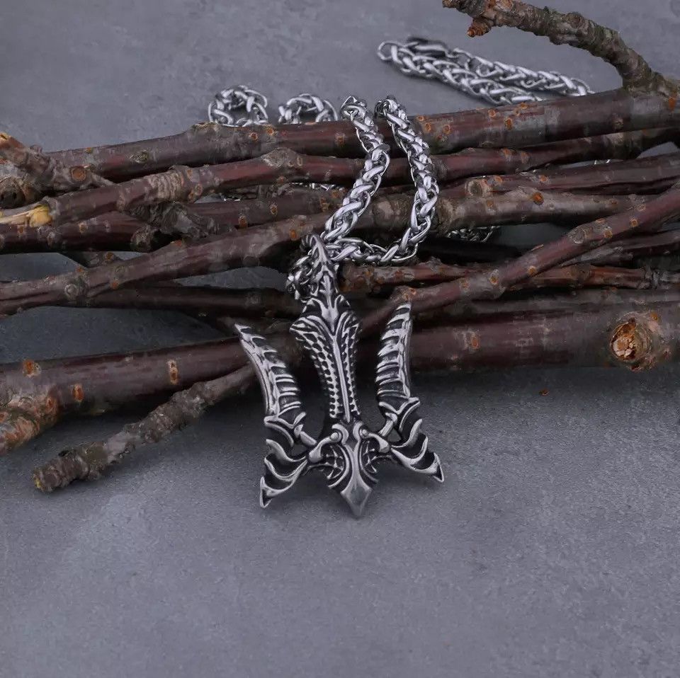 Jewelry Vintage Poseidon Trident Necklace Size ONE SIZE - 1 Thumbnail