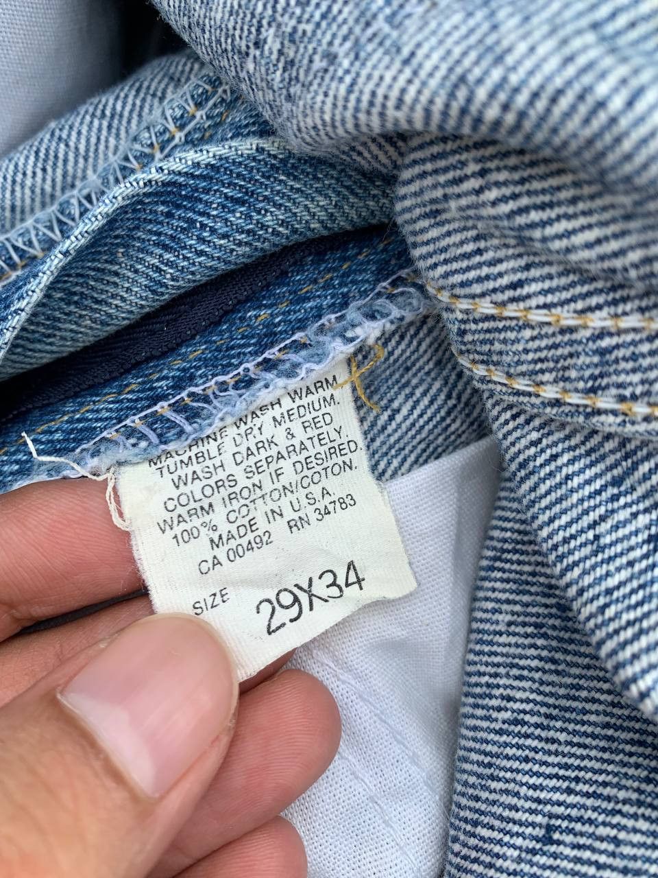 Lee Vintage Lee Made in USA Washed Denim Size US 28 / EU 44 - 12 Thumbnail