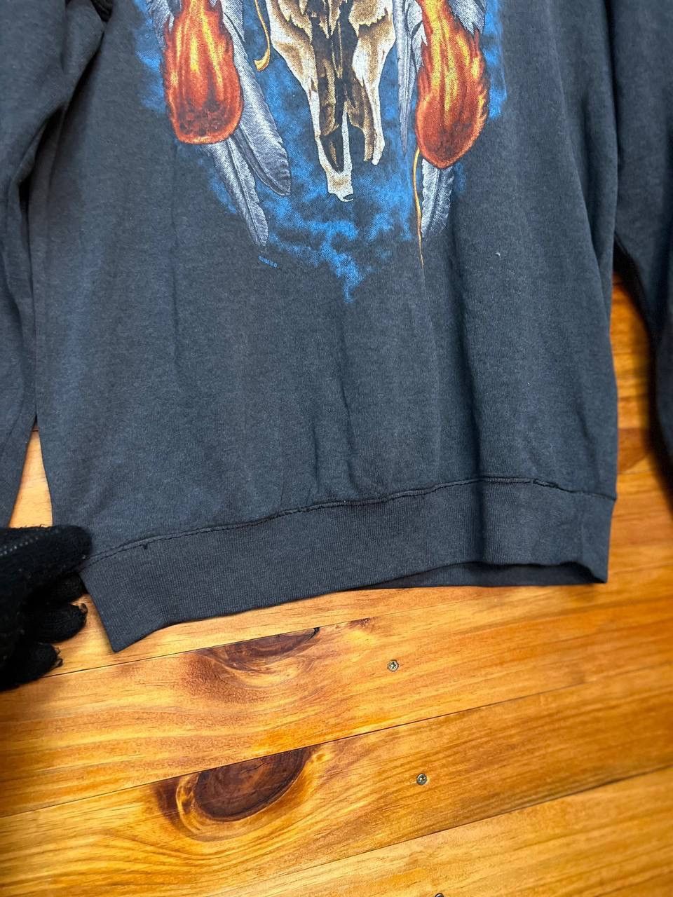 Harley Davidson Vintage 80s Harley Davidson Big Logo Sweatshirts Size US L / EU 52-54 / 3 - 7 Thumbnail