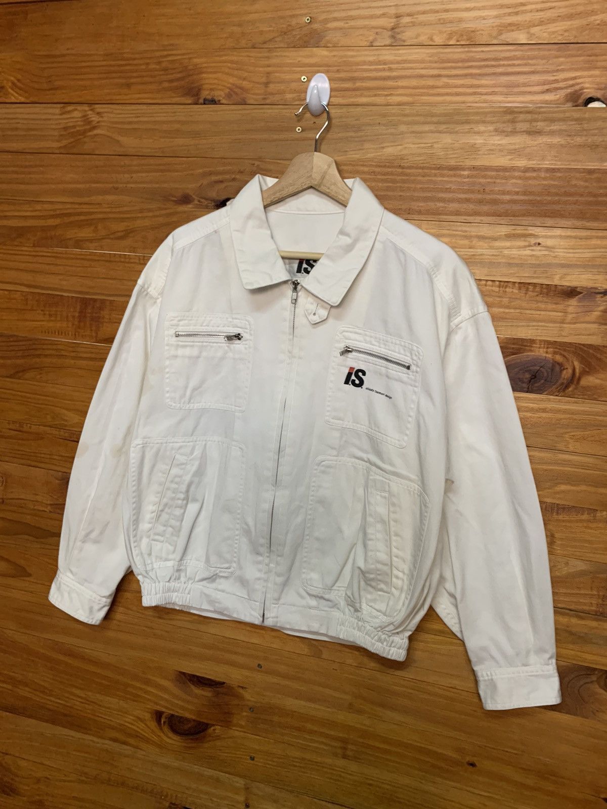 Issey Miyake × Tsumori Chisato Vintage Issey Miyake Tsumori Chisato Design Big Logo Jacket Size US M / EU 48-50 / 2 - 3 Thumbnail