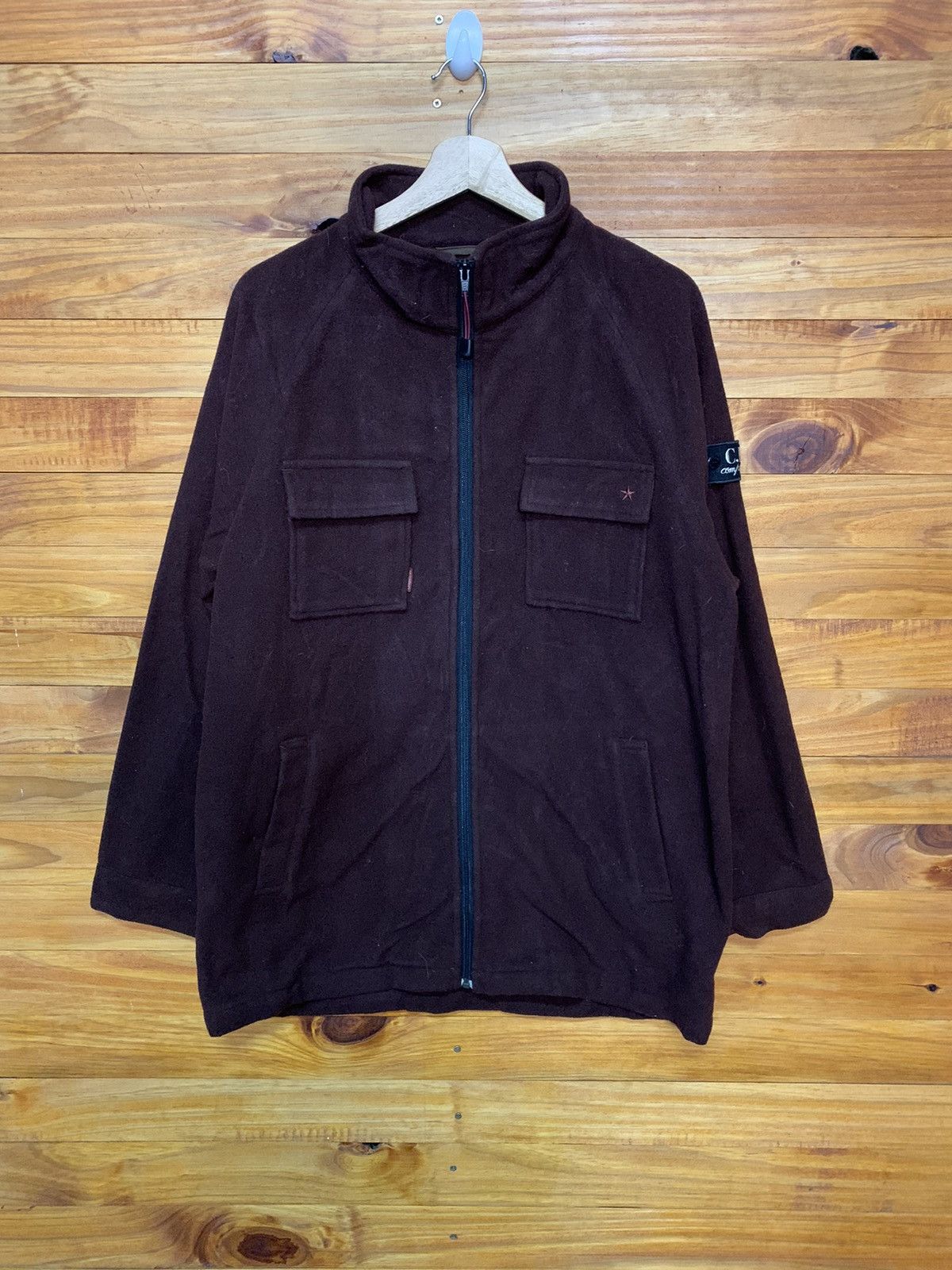 C.P. Company Vintage Cp Company 2 Pockets Wool Zipper Jacket Size US M / EU 48-50 / 2 - 1 Thumbnail