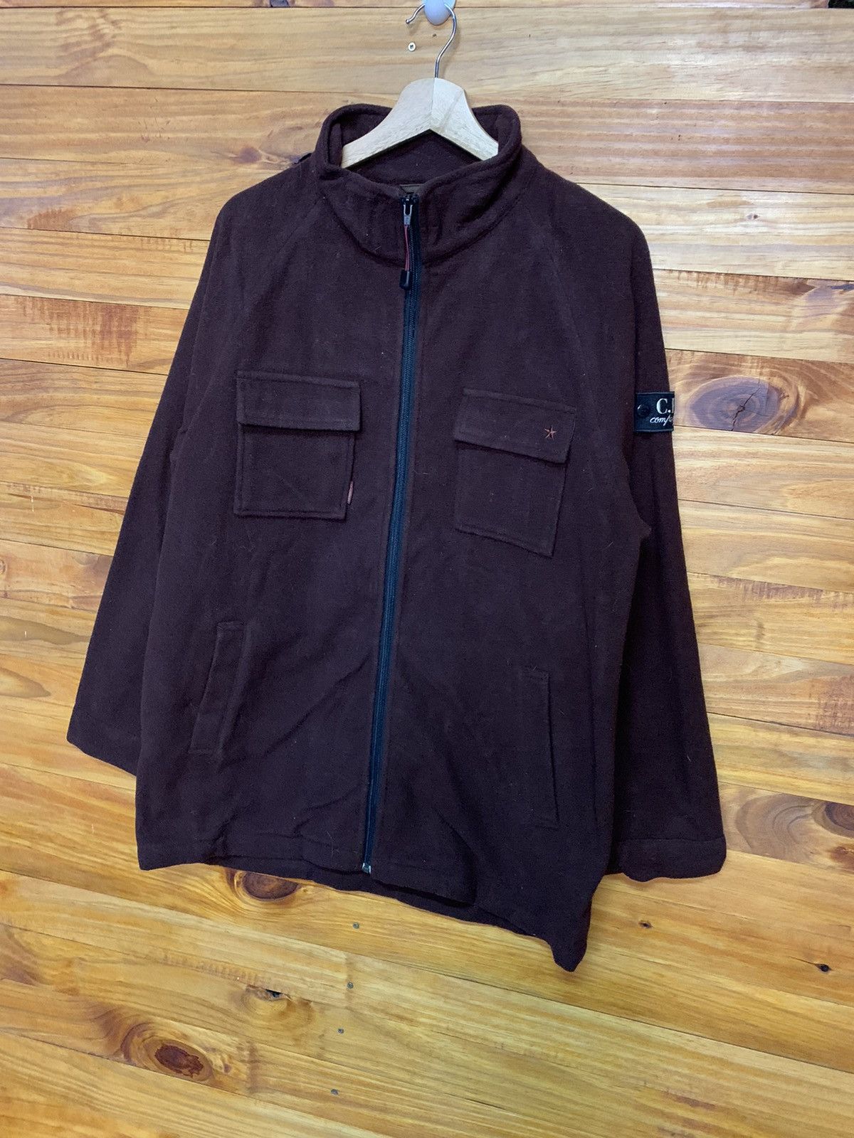 C.P. Company Vintage Cp Company 2 Pockets Wool Zipper Jacket Size US M / EU 48-50 / 2 - 2 Thumbnail