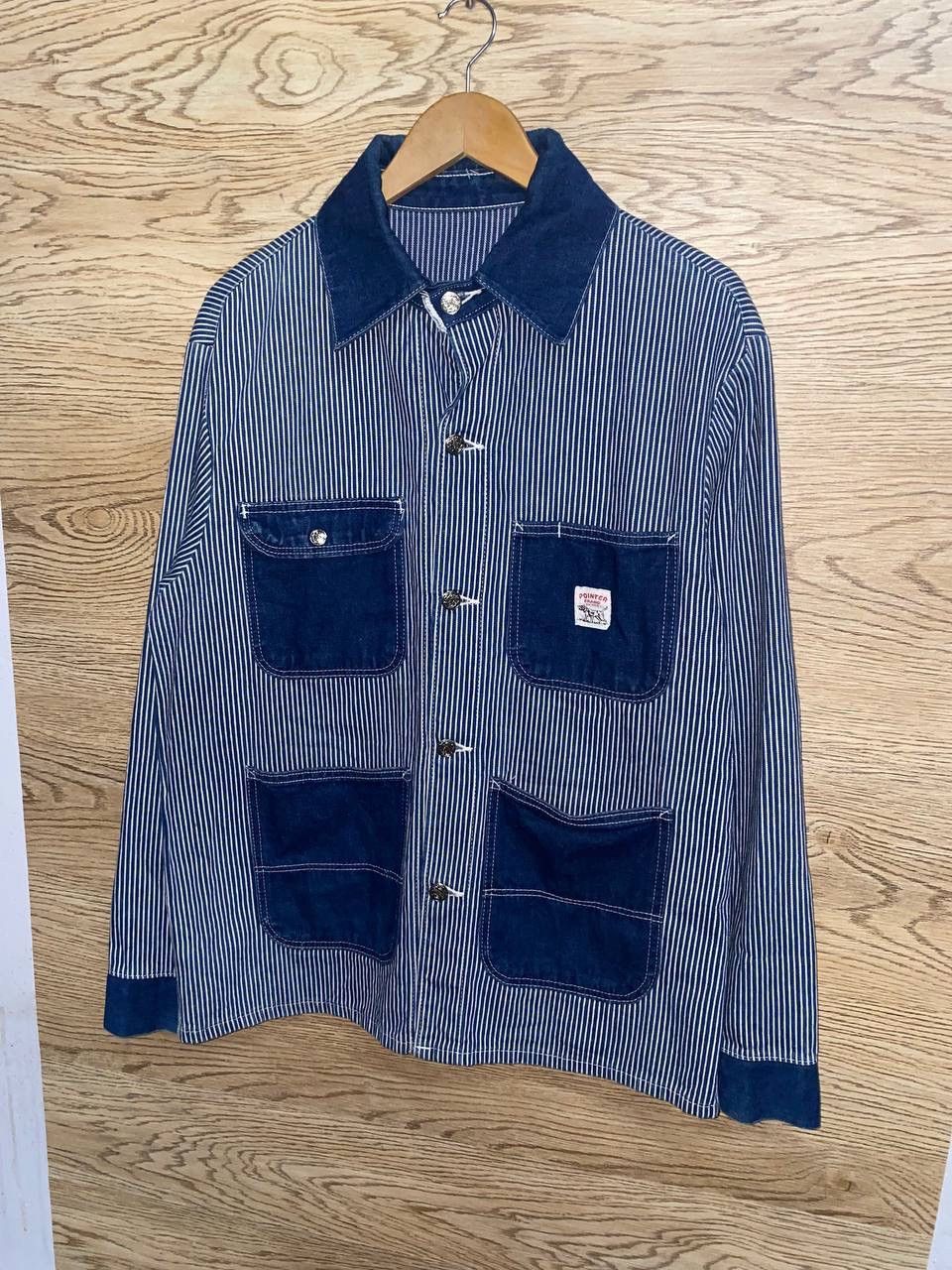 Pointer × Vintage Vintage 80s Pointer Denim wabash Chore Jackets Made In USA Size US M / EU 48-50 / 2 - 8 Thumbnail