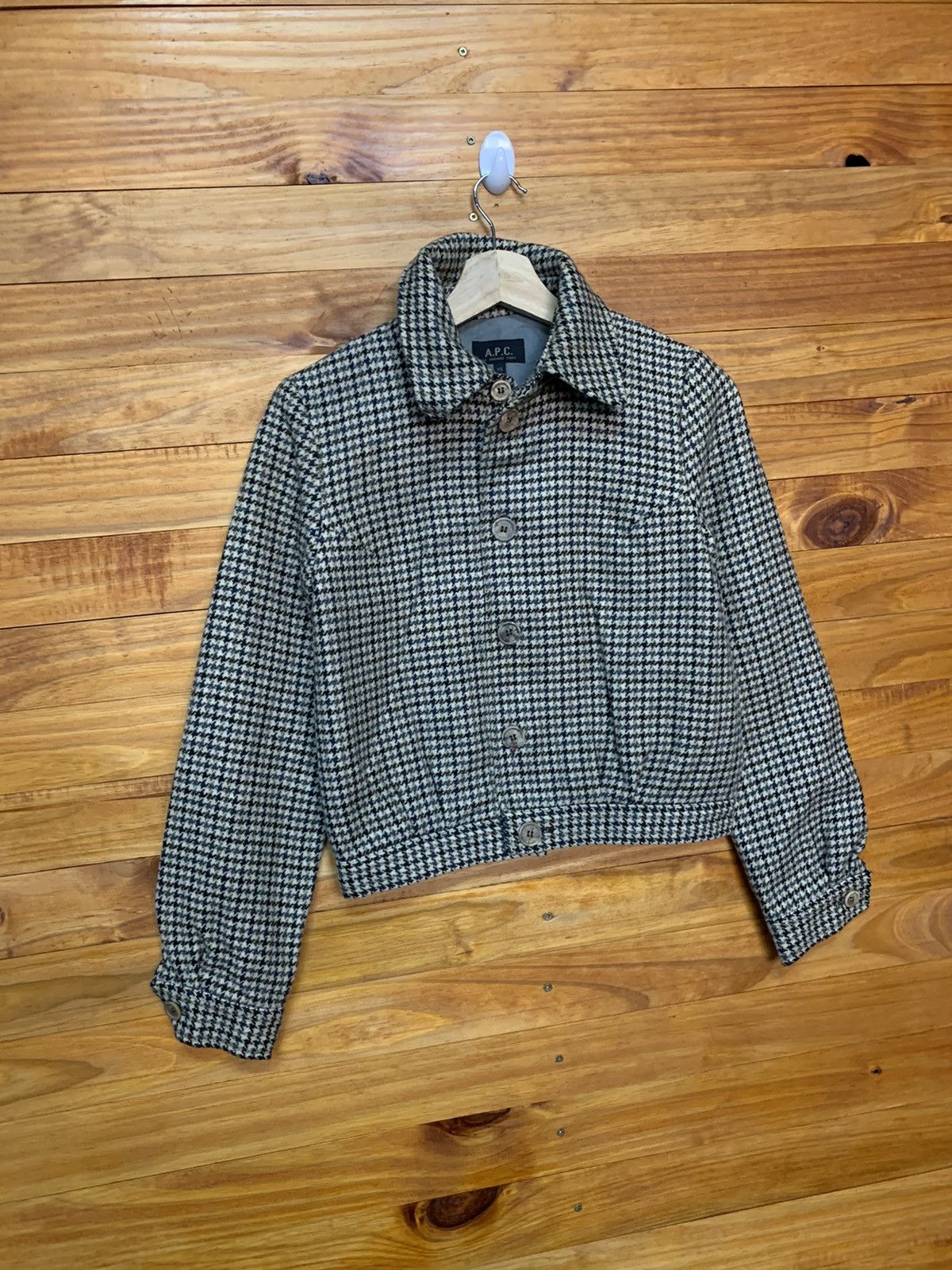 A.P.C. Vintage APC GINGHAM JACKET MADE IN UKRAINE Size US XS / EU 42 / 0 - 3 Thumbnail