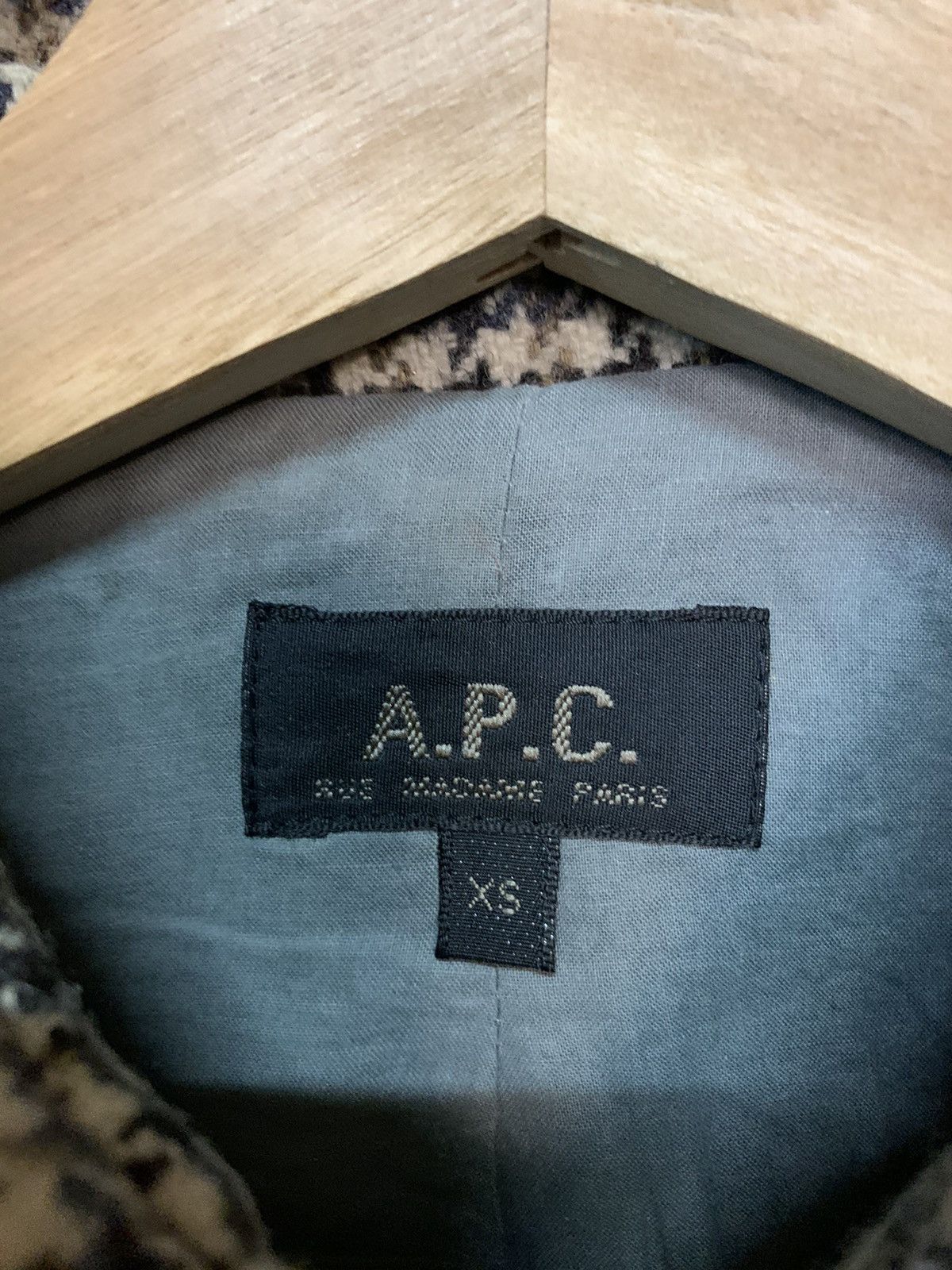 A.P.C. Vintage APC GINGHAM JACKET MADE IN UKRAINE Size US XS / EU 42 / 0 - 4 Thumbnail