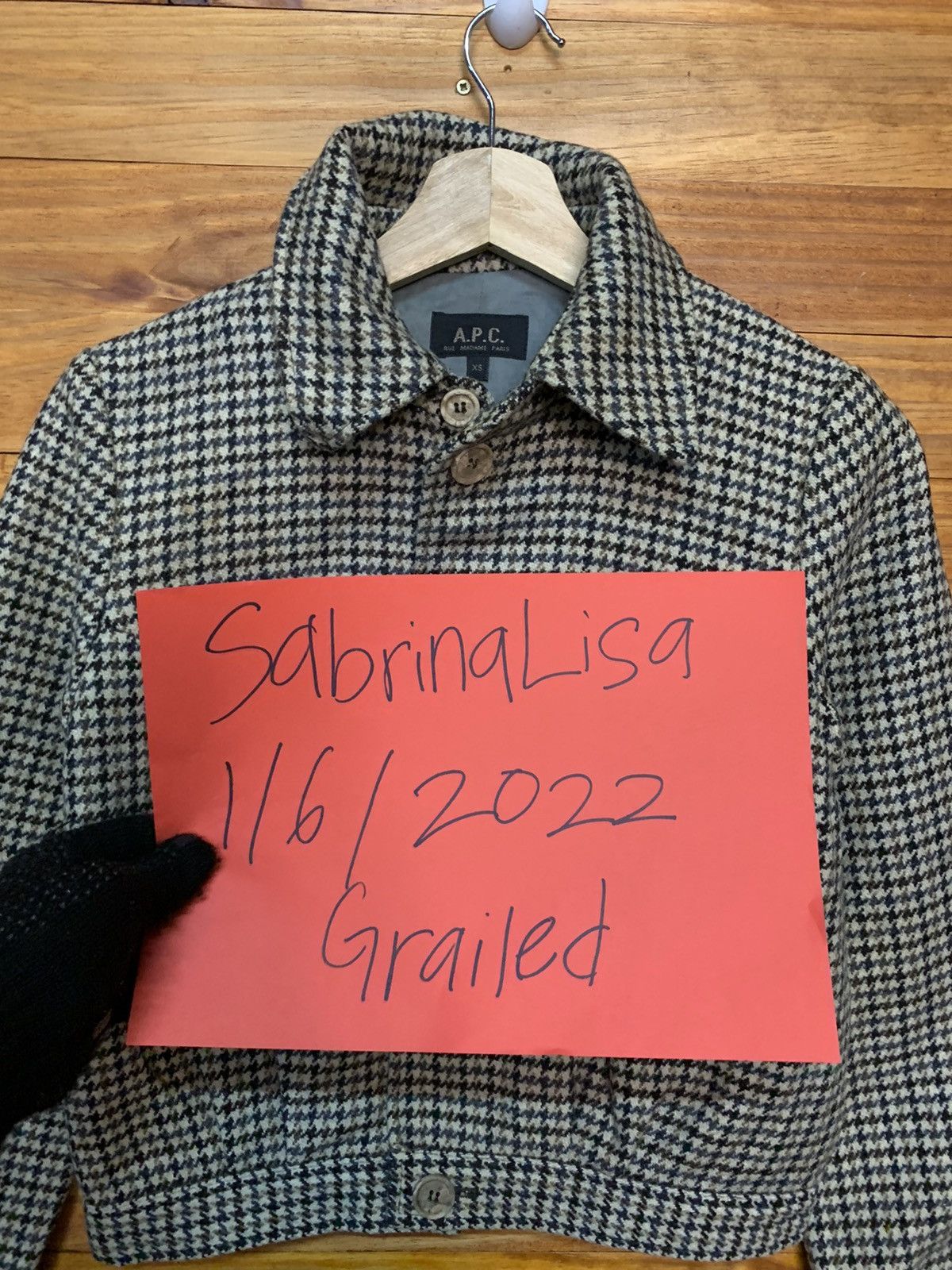 A.P.C. Vintage APC GINGHAM JACKET MADE IN UKRAINE Size US XS / EU 42 / 0 - 7 Thumbnail
