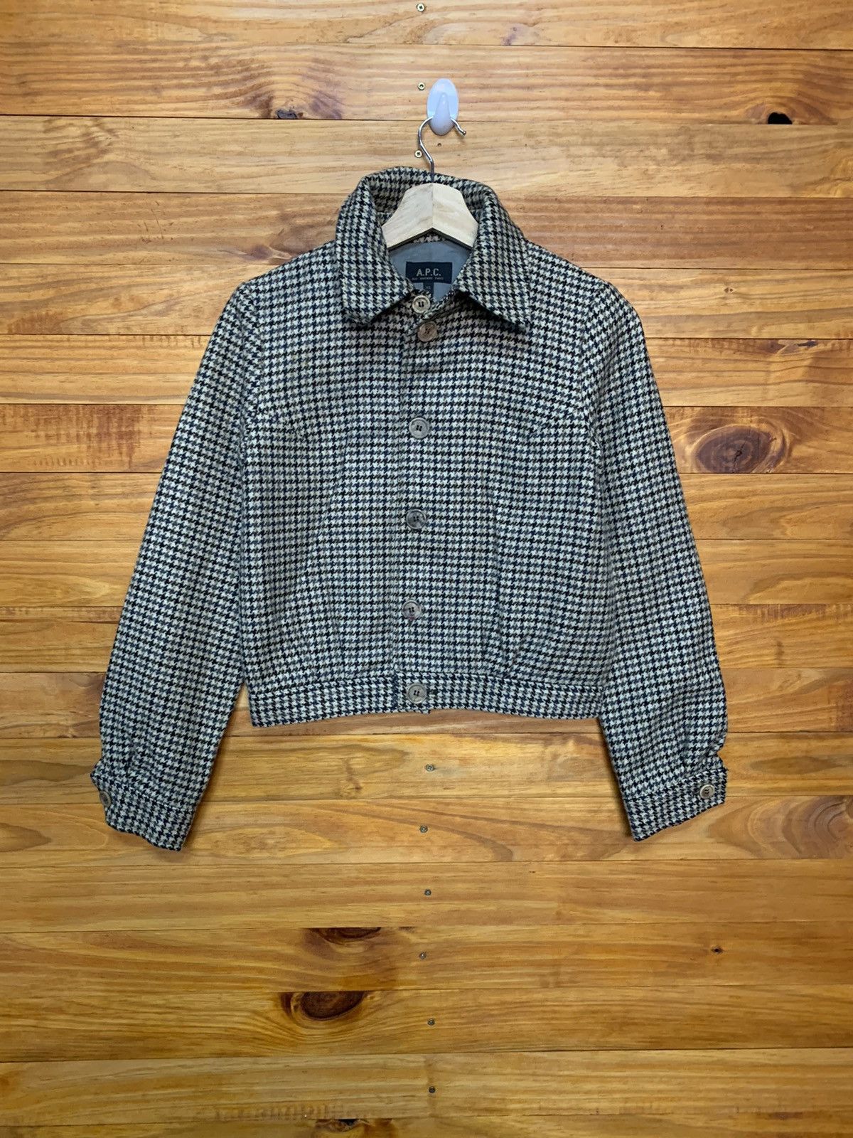 A.P.C. Vintage APC GINGHAM JACKET MADE IN UKRAINE Size US XS / EU 42 / 0 - 1 Thumbnail