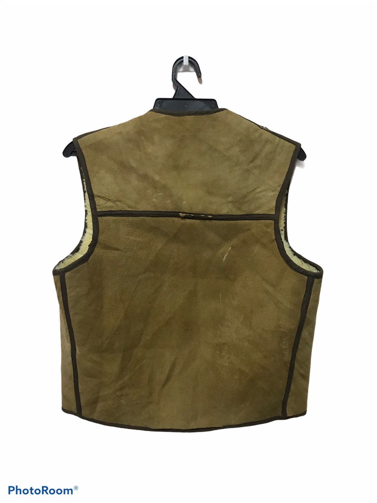 Japanese Brand Sleeveless Leather Vest Size US L / EU 52-54 / 3 - 2 Thumbnail
