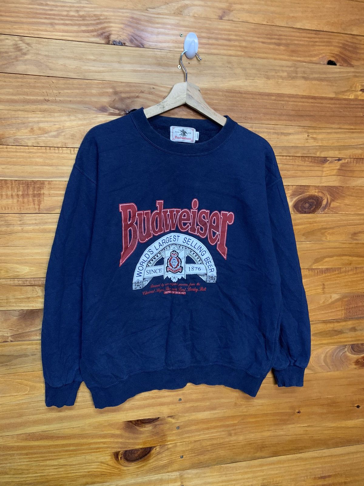 Budweiser Vintage Budweiser Big Logo Sweatshirts Size US L / EU 52-54 / 3 - 3 Thumbnail