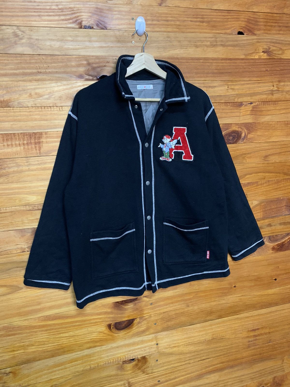 Japanese Brand Vintage Angel Blue Devils Jacket Size US M / EU 48-50 / 2 - 2 Thumbnail
