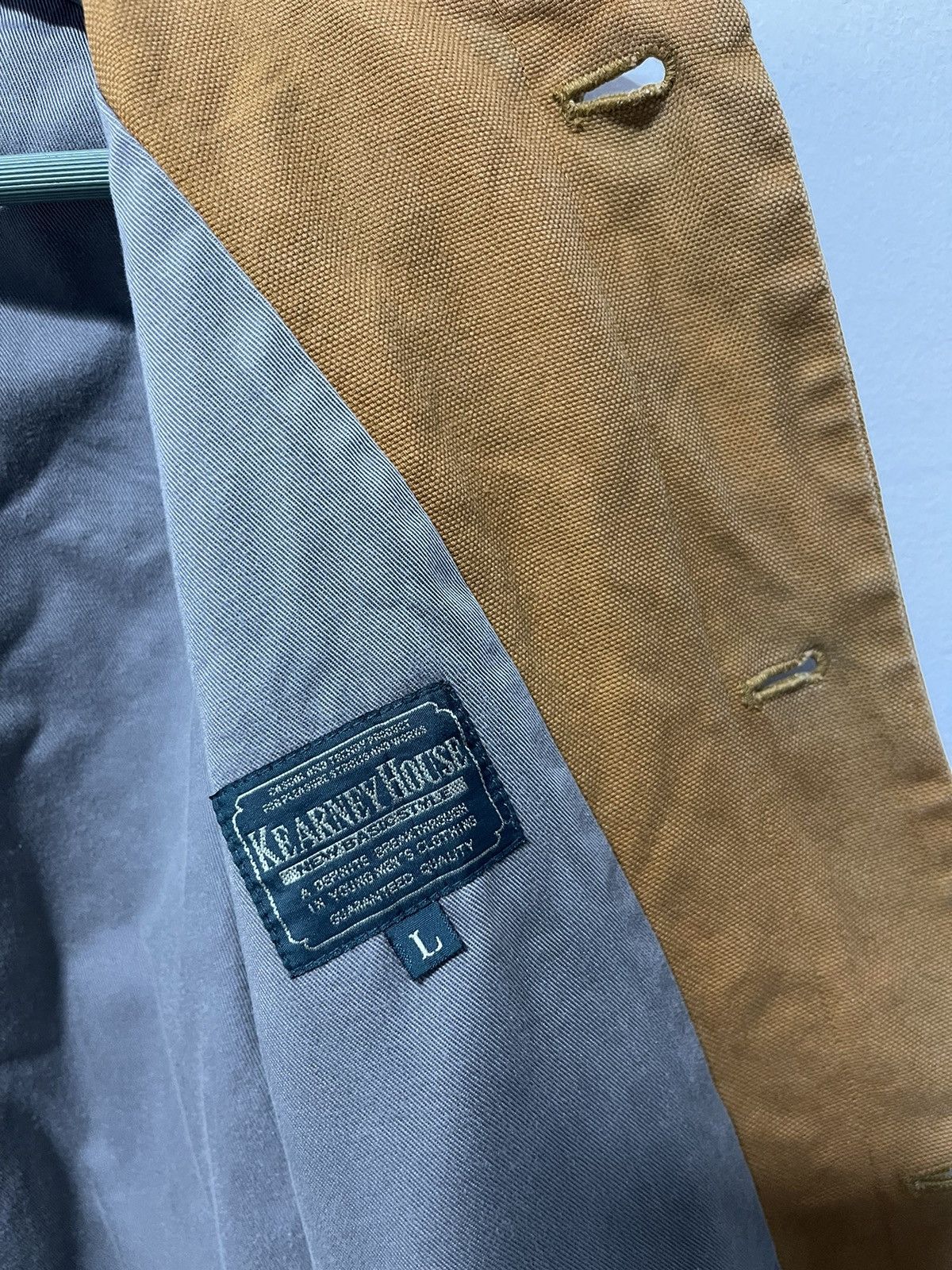 Vintage VINTAGE KEARNEY HOUSE CHORE DISTRESSED JACKET Size US L / EU 52-54 / 3 - 9 Thumbnail