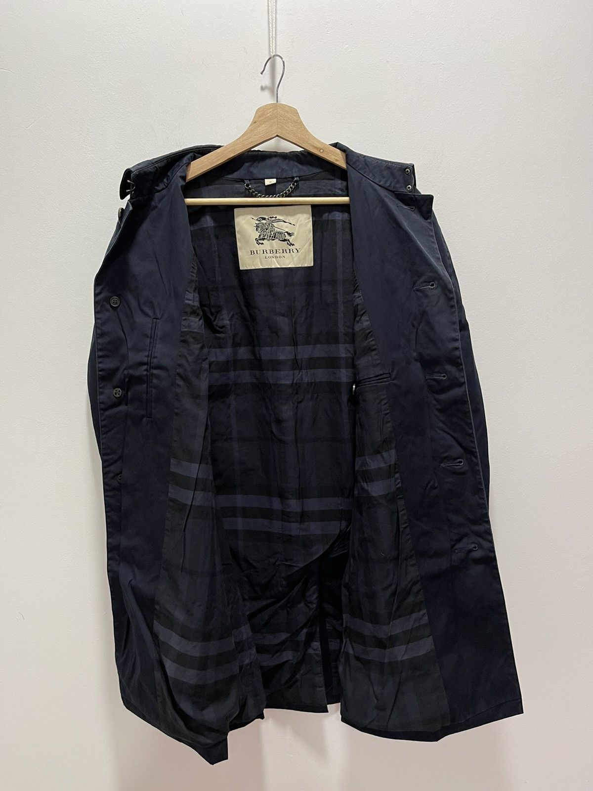 Burberry × Vintage VINTAGE BURBERRY BUTTONNED LONG JACKET Size US S / EU 44-46 / 1 - 7 Thumbnail