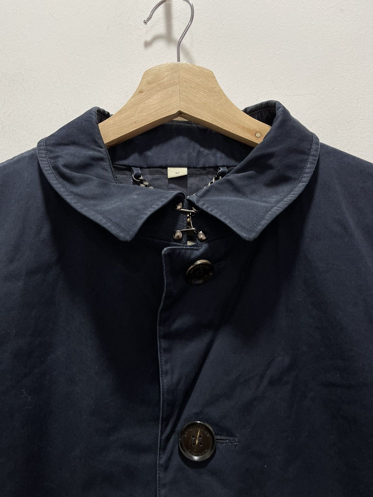 Burberry × Vintage VINTAGE BURBERRY BUTTONNED LONG JACKET Size US S / EU 44-46 / 1 - 4 Thumbnail