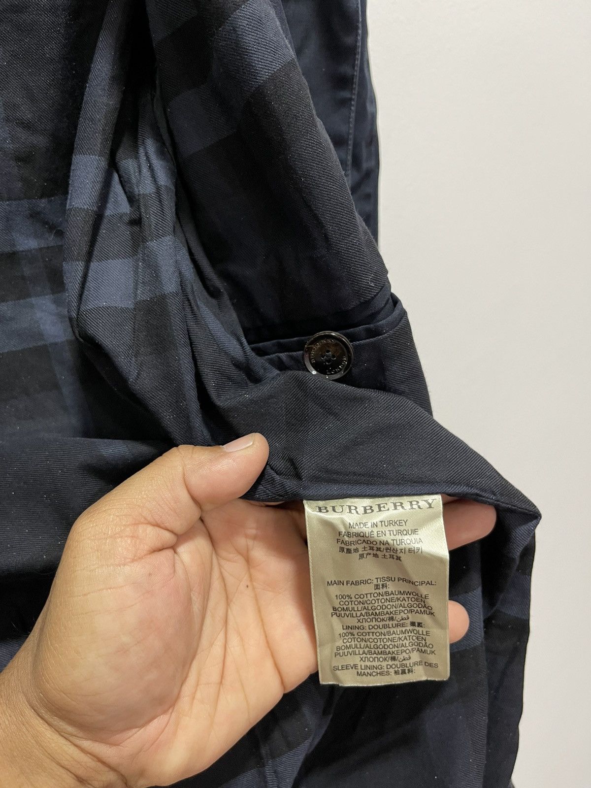 Burberry × Vintage VINTAGE BURBERRY BUTTONNED LONG JACKET Size US S / EU 44-46 / 1 - 9 Thumbnail