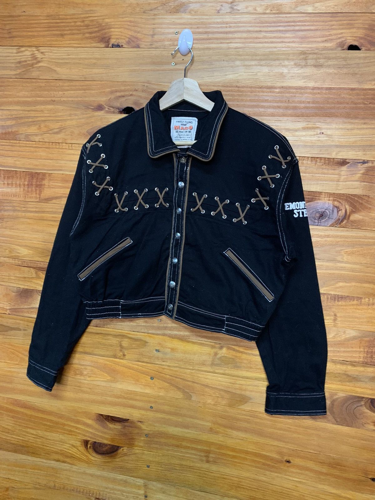 Vintage Vintage Mag 9 Western Crop Snap Button Jacket Size US M / EU 48-50 / 2 - 2 Thumbnail