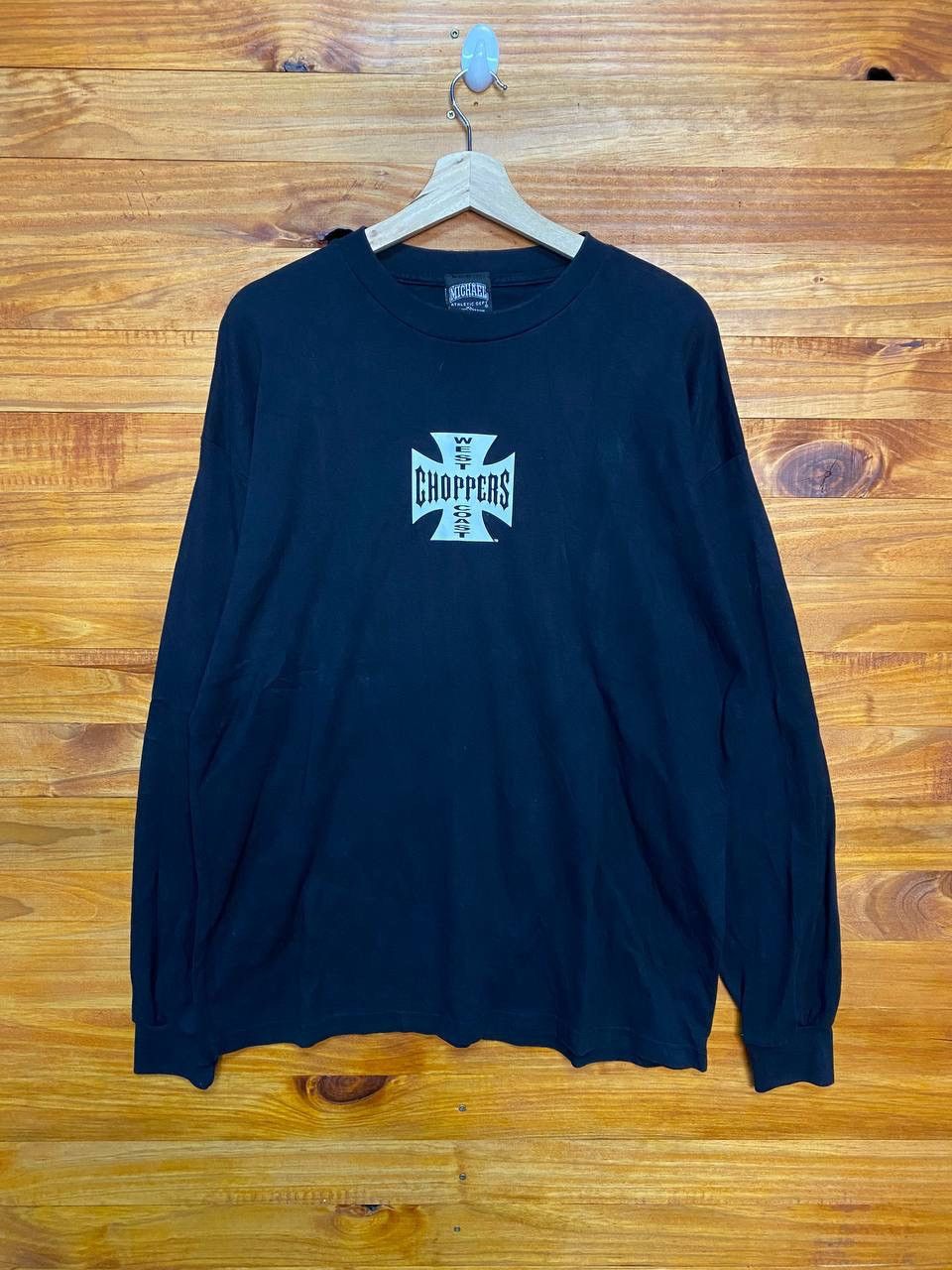 West Coast Choppers West Coast Choppers Big Logo Long Sleeves Shirt Size US XL / EU 56 / 4 - 4 Thumbnail