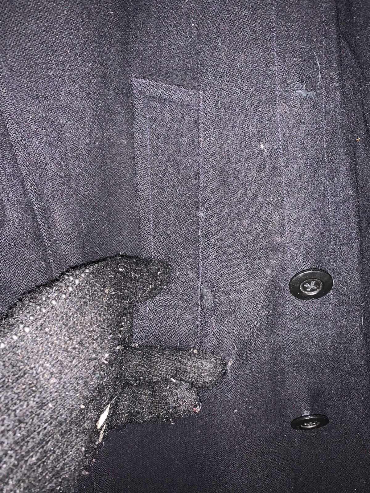 Y's for Men × Yohji Yamamoto Vintage Yohji Yamamoto Laine Wool Pea Coat Made In Japan Size US L / EU 52-54 / 3 - 4 Thumbnail
