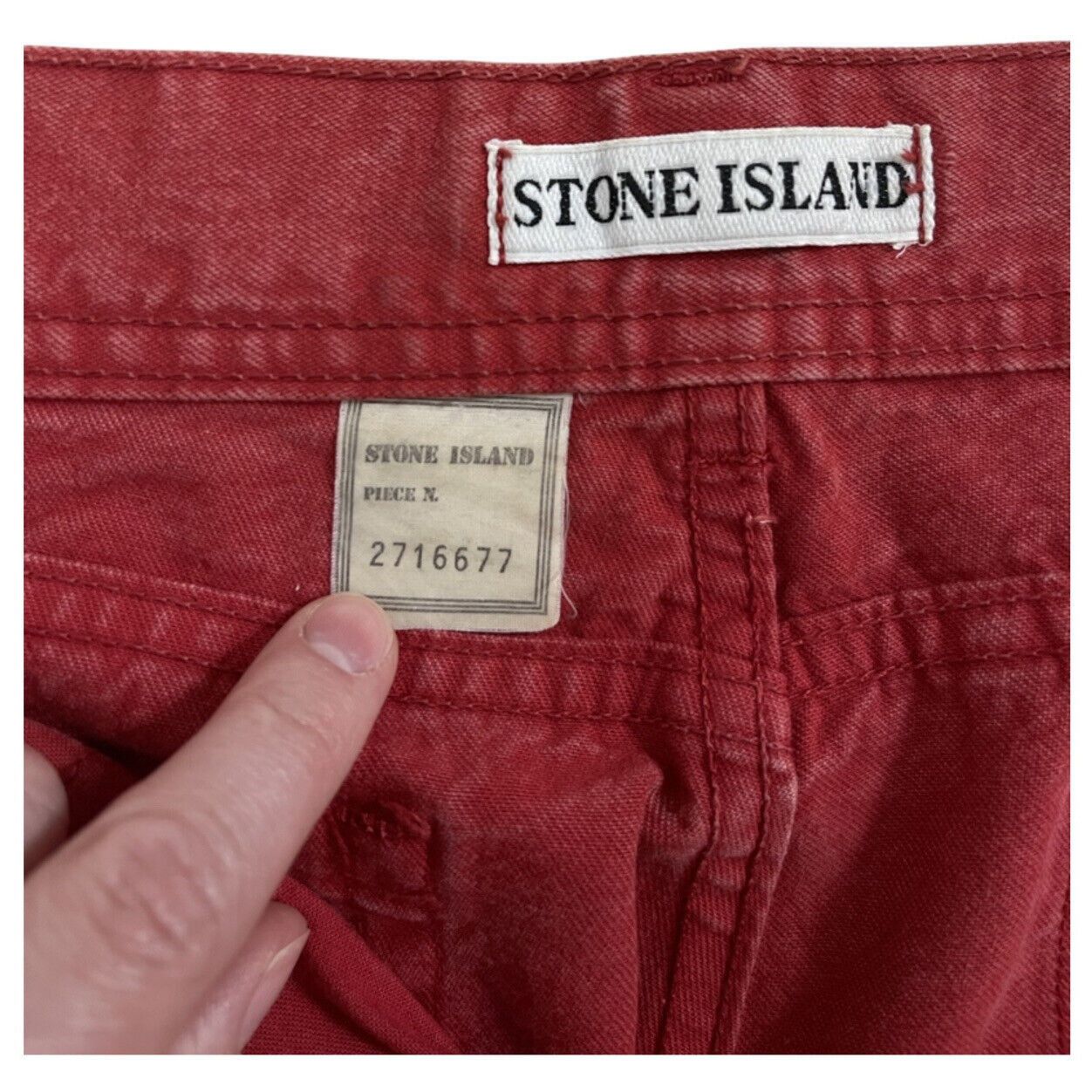 Stone Island × Vintage Vintage 90s Stone Island Marina Casual Trousers Pants Size US 34 / EU 50 - 7 Thumbnail