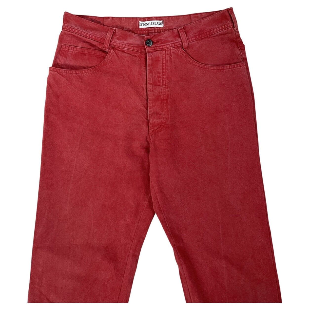Stone Island × Vintage Vintage 90s Stone Island Marina Casual Trousers Pants Size US 34 / EU 50 - 5 Thumbnail