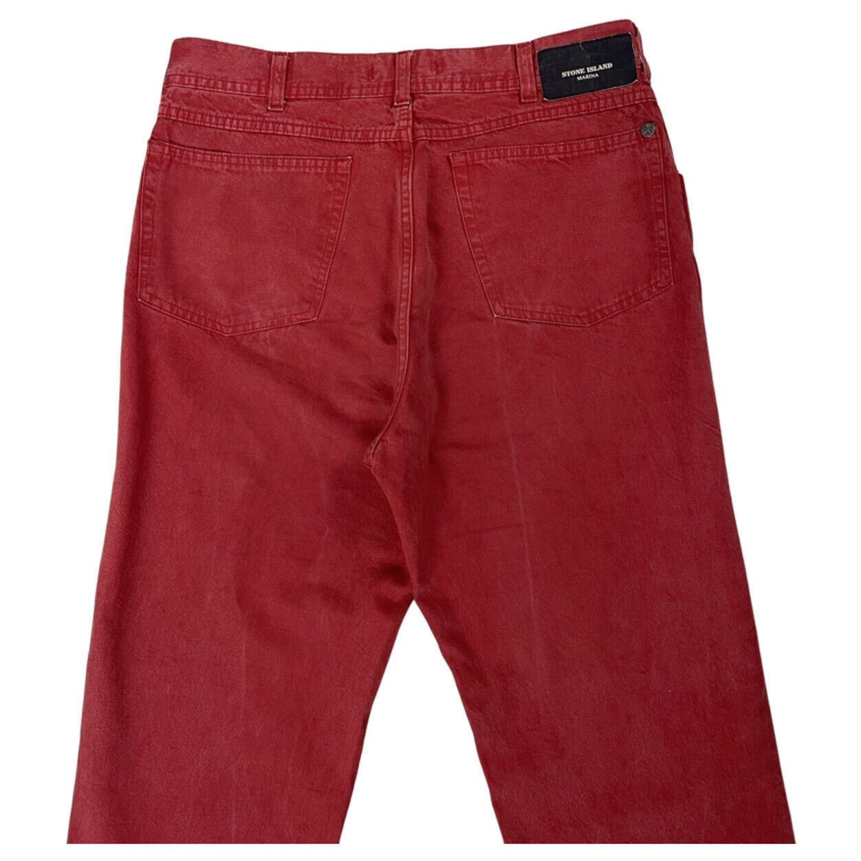 Stone Island × Vintage Vintage 90s Stone Island Marina Casual Trousers Pants Size US 34 / EU 50 - 4 Thumbnail