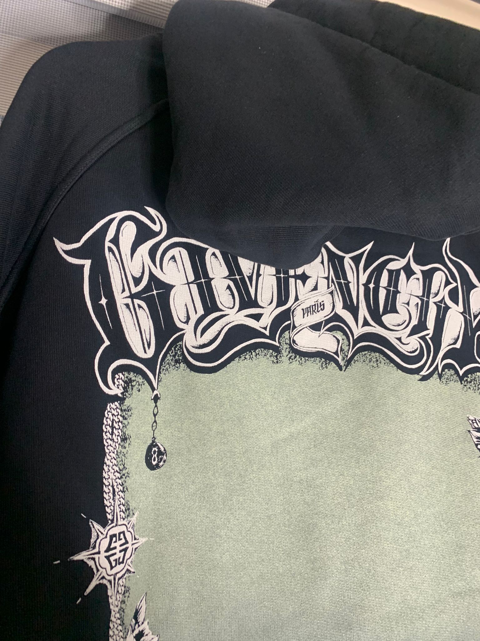 Givenchy Chain Empty Frame Hoodie in Black Size US S / EU 44-46 / 1 - 8 Thumbnail