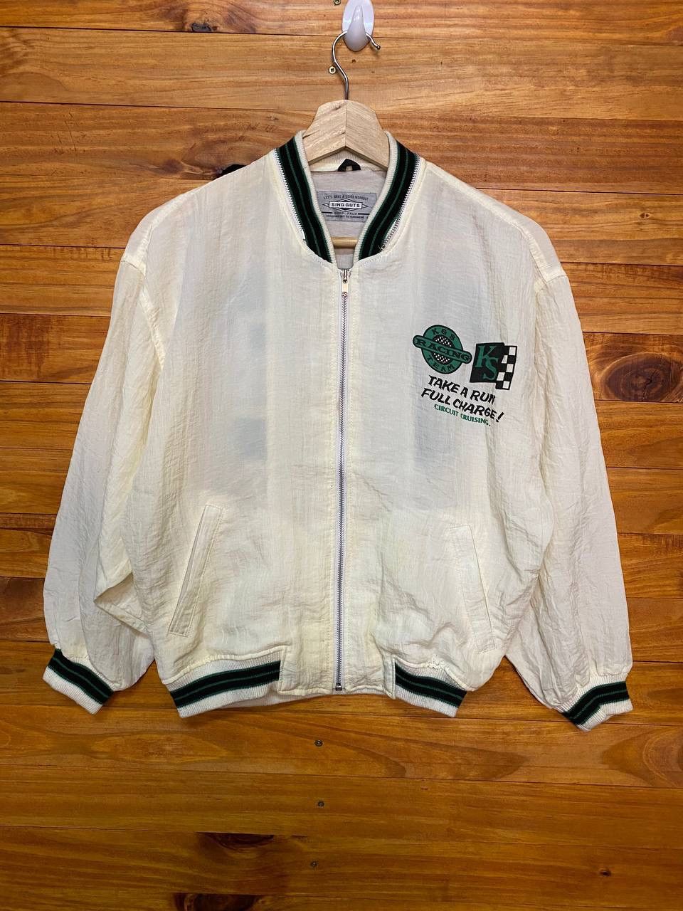 Vintage Vintage 80s K&S Racing Team Windbreaker Jacket Size US S / EU 44-46 / 1 - 3 Thumbnail
