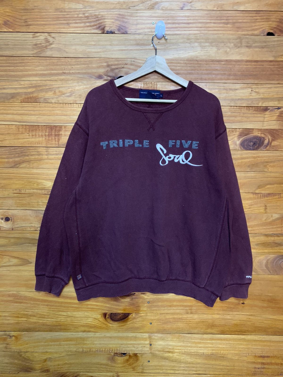 Triple 5 Soul Vintage Embroidered Triple Five Souls Sweatshirts Size US L / EU 52-54 / 3 - 1 Thumbnail