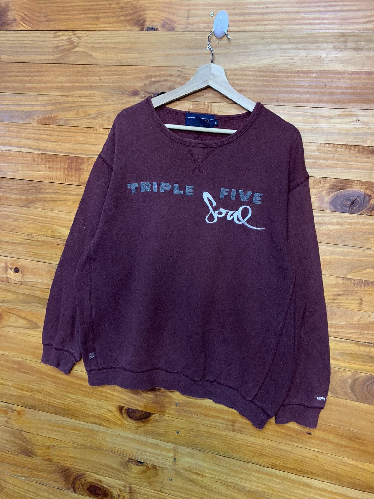 Triple 5 Soul Vintage Embroidered Triple Five Souls Sweatshirts Size US L / EU 52-54 / 3 - 3 Thumbnail