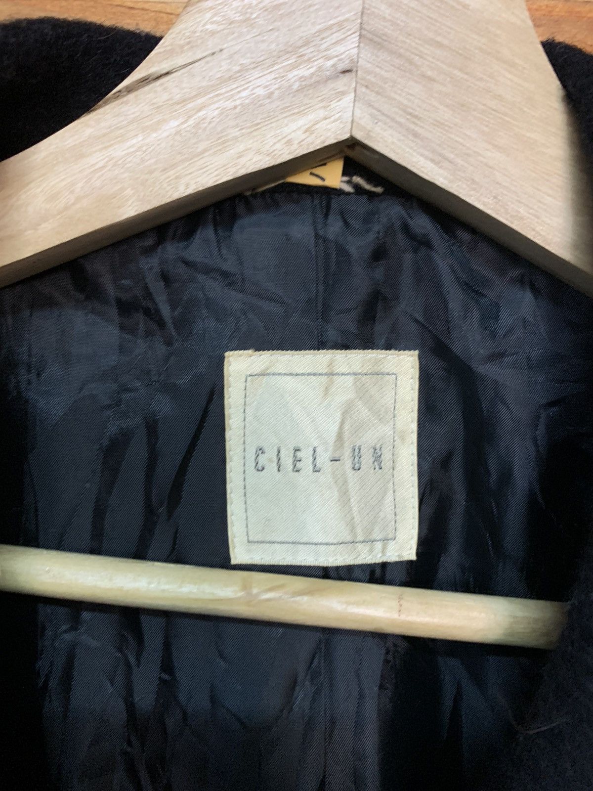 Japanese Brand Vintage CIEL-UN Mohair Overcoat Made In Japan Size US M / EU 48-50 / 2 - 4 Thumbnail
