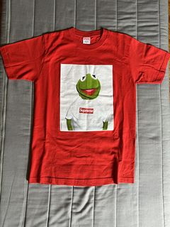 Kermit wearing 2024 supreme shirt