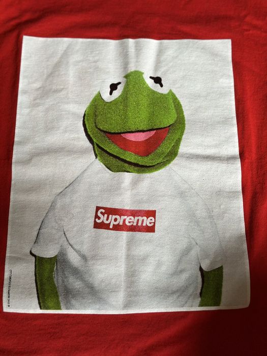 Supreme kermit tee store grailed