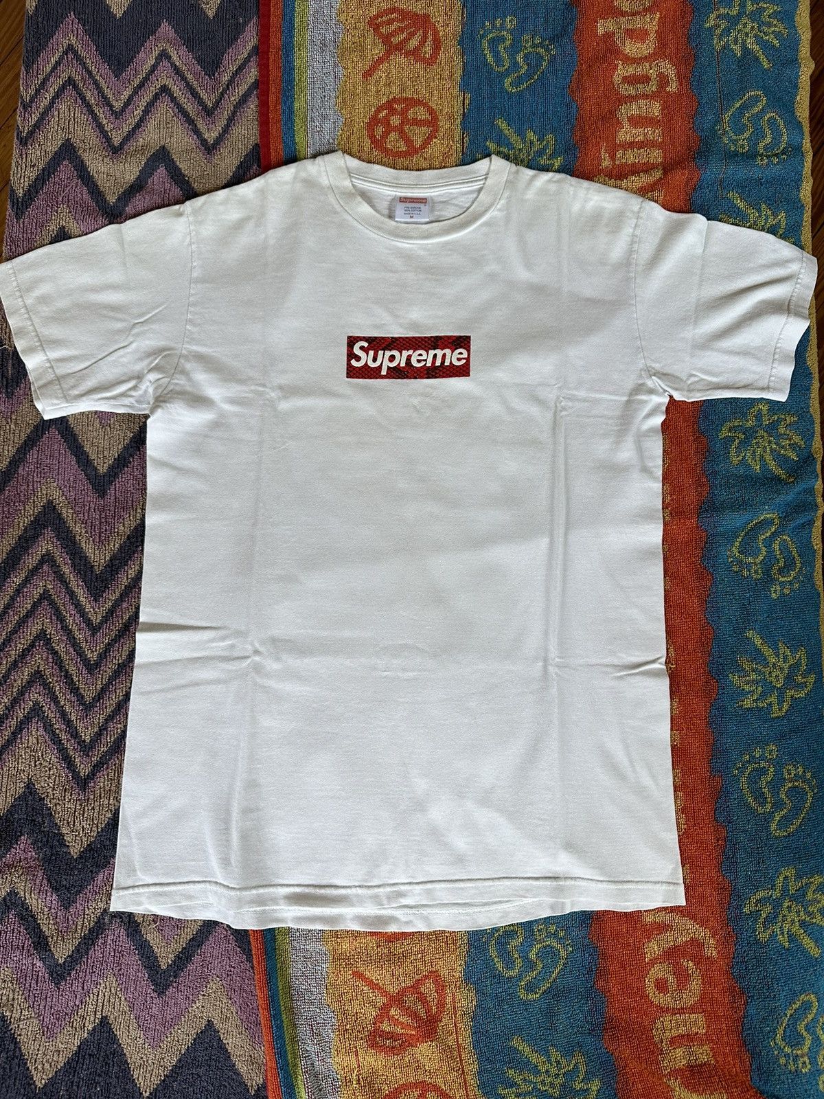 image of Supreme T-Shirt in White, Men's (Size Medium)