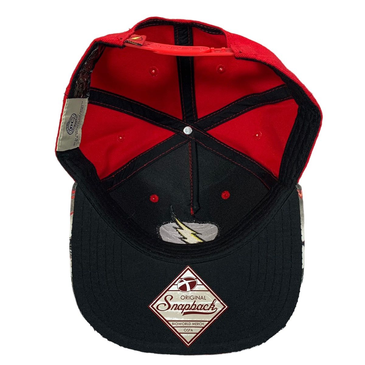 DC Comics Dc Comics Flash Red Super Hero Graphic Brim Wool Blend Hat Size ONE SIZE - 4 Thumbnail