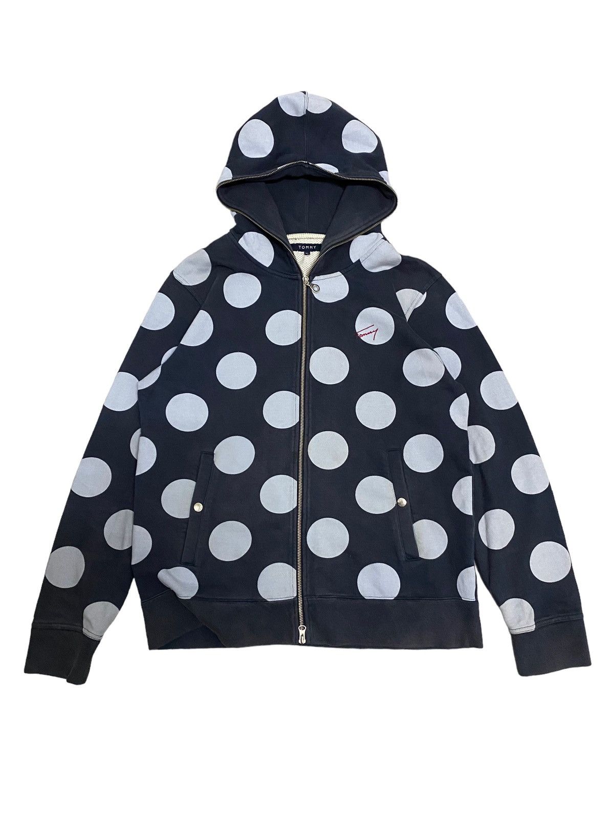 Tommy Hilfiger Vintage Tommy PolkaDot Hoodies Size US XL / EU 56 / 4 - 3 Thumbnail