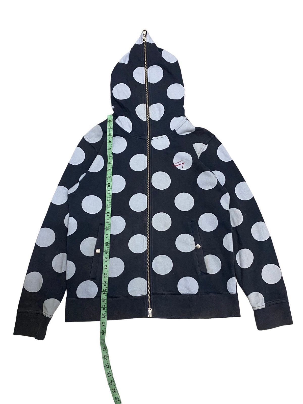 Tommy Hilfiger Vintage Tommy PolkaDot Hoodies Size US XL / EU 56 / 4 - 14 Thumbnail