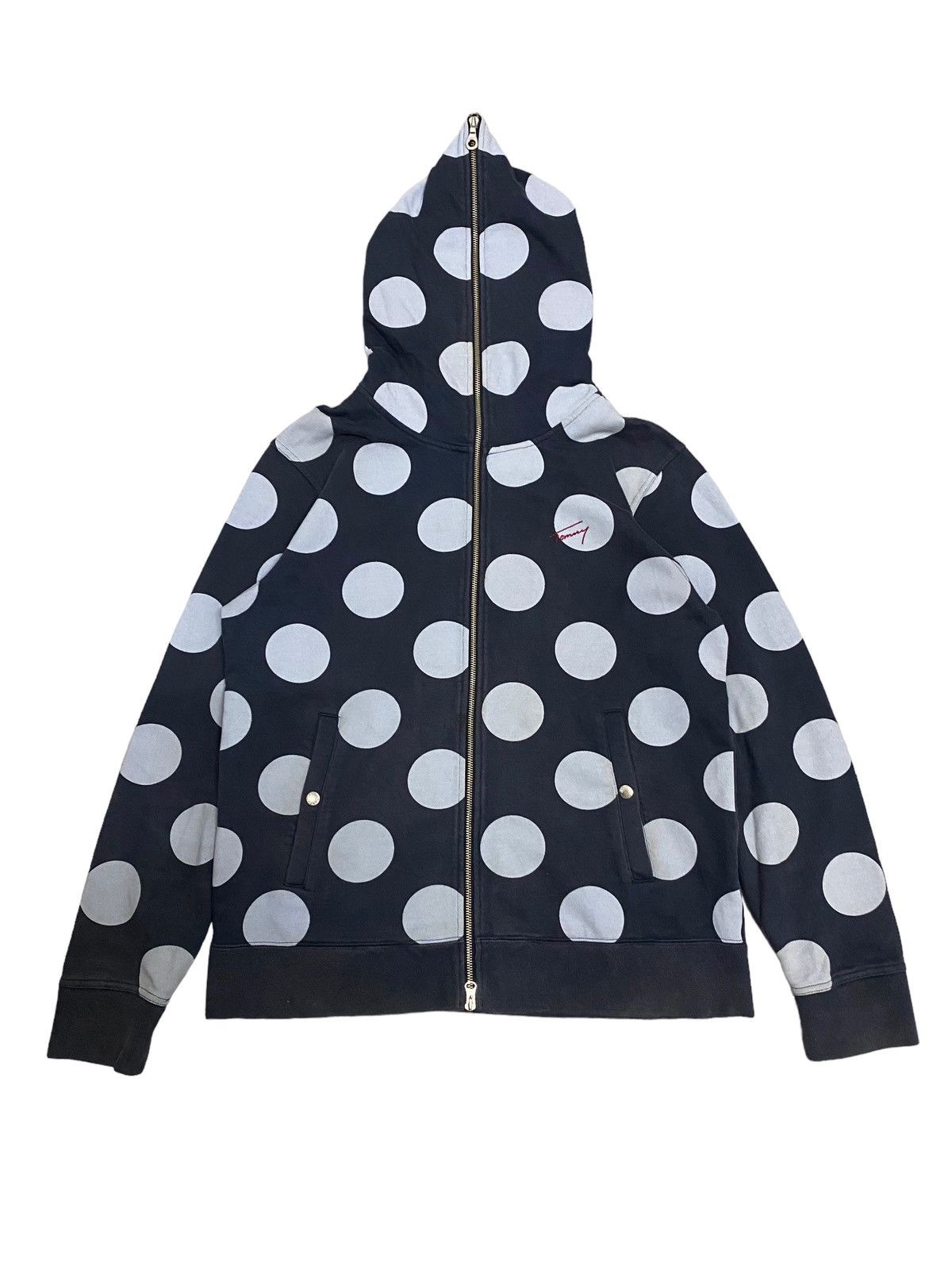 Tommy Hilfiger Vintage Tommy PolkaDot Hoodies Size US XL / EU 56 / 4 - 2 Thumbnail