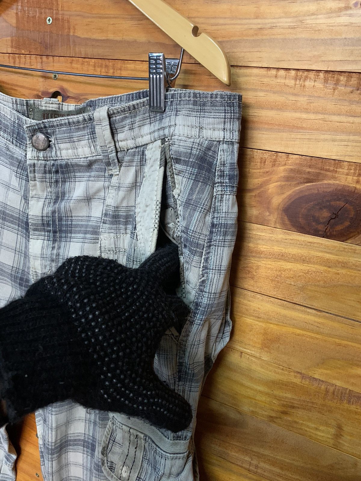 Japanese Brand Vintage Just Design Bondage Plaid Tartan Pants Size US 35 - 8 Thumbnail
